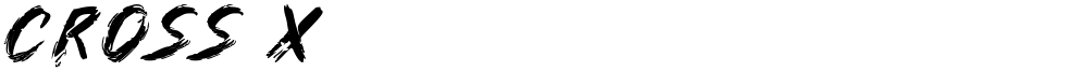 Cross X
