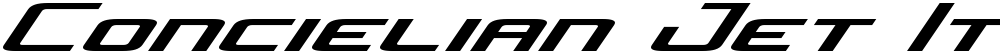Concielian Jet Italic