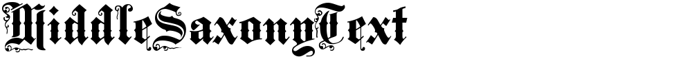 MiddleSaxonyText