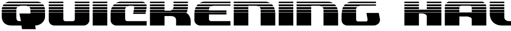 Quickening Half-Tone
