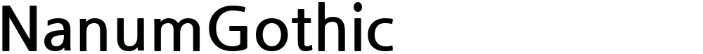NanumGothic