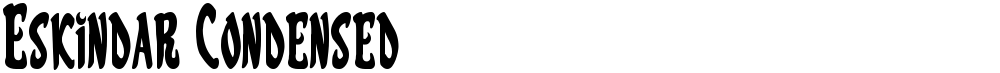 Eskindar Condensed