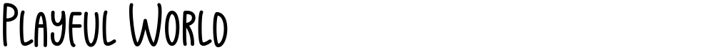 Playful World