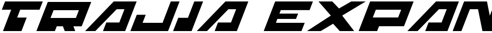 Trajia Expanded Italic