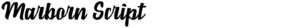 Marborn Script