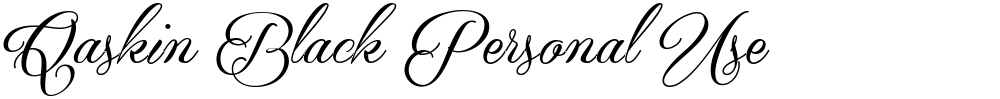 Qaskin Black Personal Use