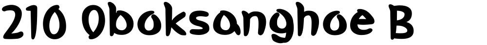 210 Oboksanghoe B