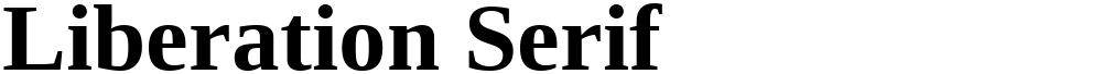 Liberation Serif