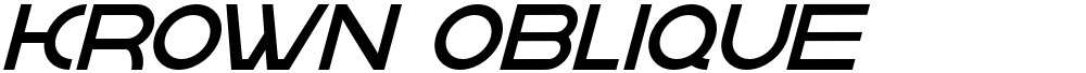 krown oblique