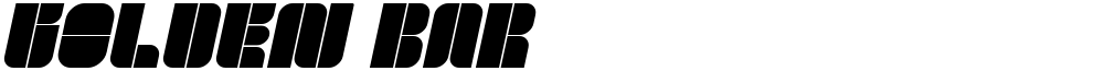 GOLDEN BAR