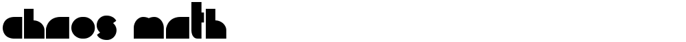Chaos Math