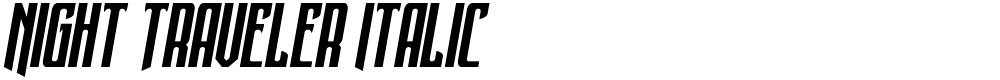 Night Traveler Italic