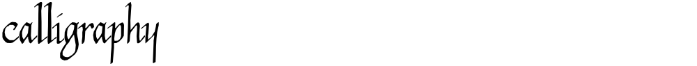 Calligraphy