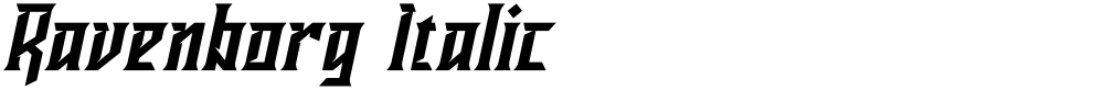 Ravenborg Italic
