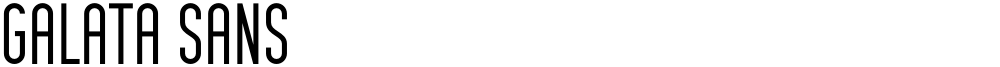 Galata Sans