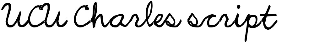 UCU Charles script