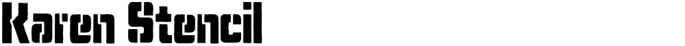 Karen Stencil