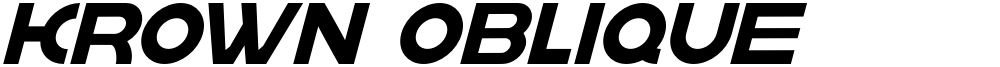 krown oblique