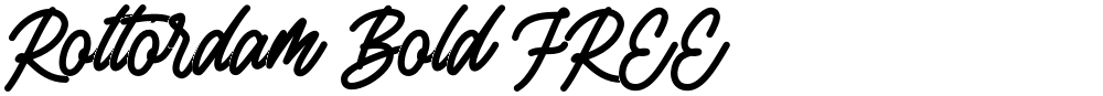 Rottordam Bold FREE
