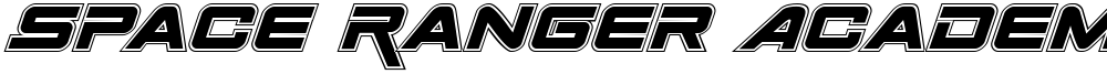 Space Ranger Academy Italic