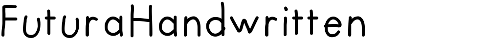 FuturaHandwritten