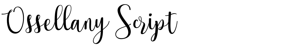 Ossellany Script