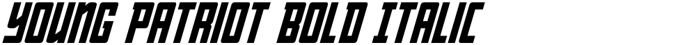 Young Patriot Bold Italic