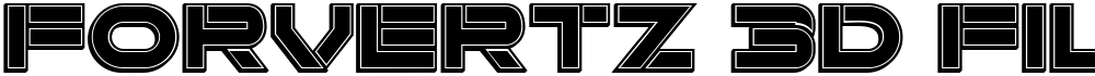 Forvertz 3D Filled