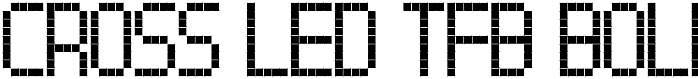 Cross led tfb bold