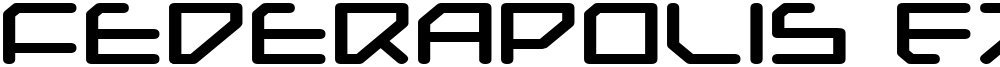 Federapolis Expanded Bold