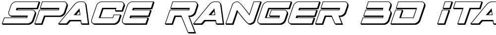 Space Ranger 3D Italic