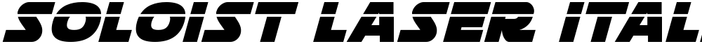 Soloist Laser Italic