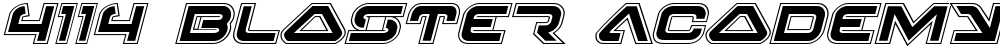 4114 Blaster Academy Italic