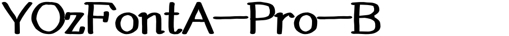 YOzFontA-Pro-B