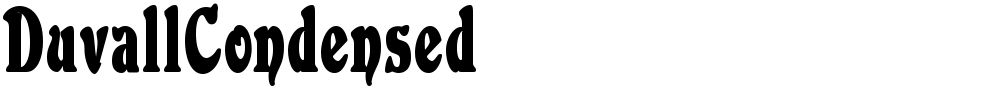 DuvallCondensed