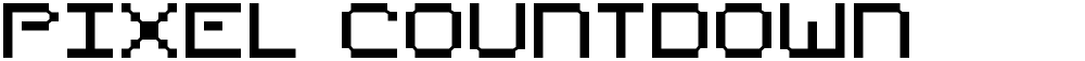 Pixel Countdown