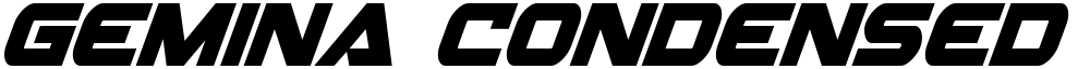 Gemina Condensed Italic