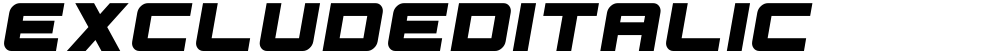 ExcludedItalic