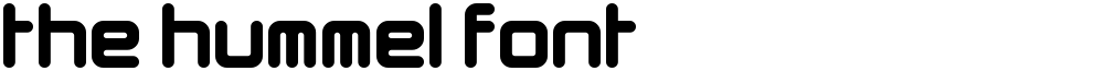 The Hummel Font
