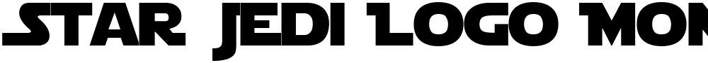 Star Jedi Logo MonoLine