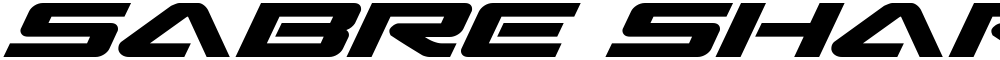 Sabre Shark Bold Expanded