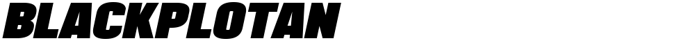 BLACKPLOTAN