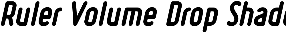 Ruler Volume Drop Shadow
