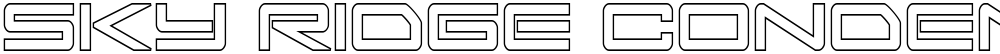 Sky Ridge Condensed Outline