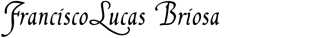 FranciscoLucas Briosa