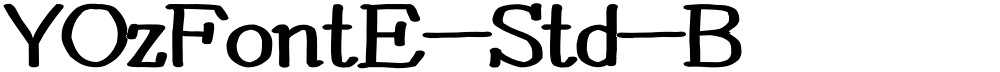YOzFontE-Std-B