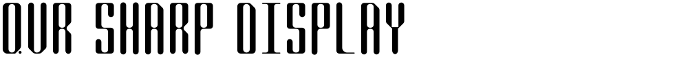 QVR Sharp Display
