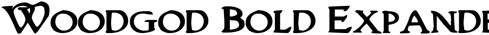 Woodgod Bold Expanded