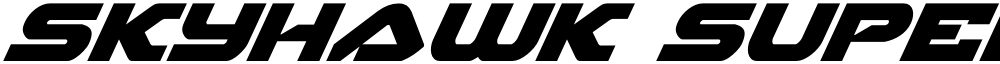 Skyhawk Super-Italic