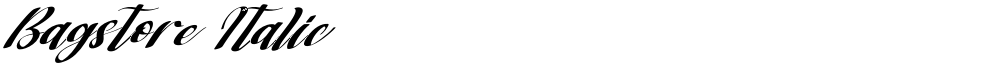 Bagstore Italic